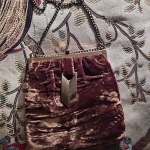 Velvet Chain Strap Bag